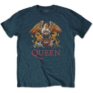 Queen Unisex Adult Classic Cotton T-Shirt / Denim Blue